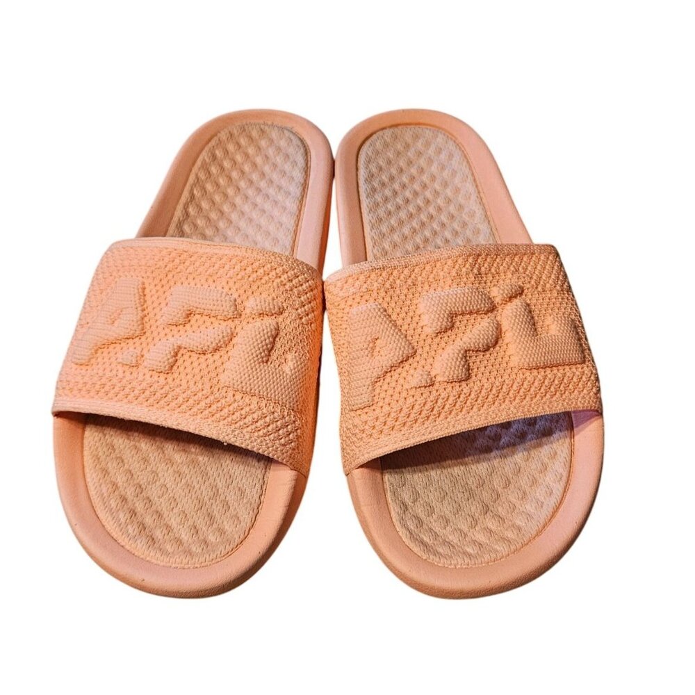 APL Womens TechLoom Slide Sandals Size 7 Peach